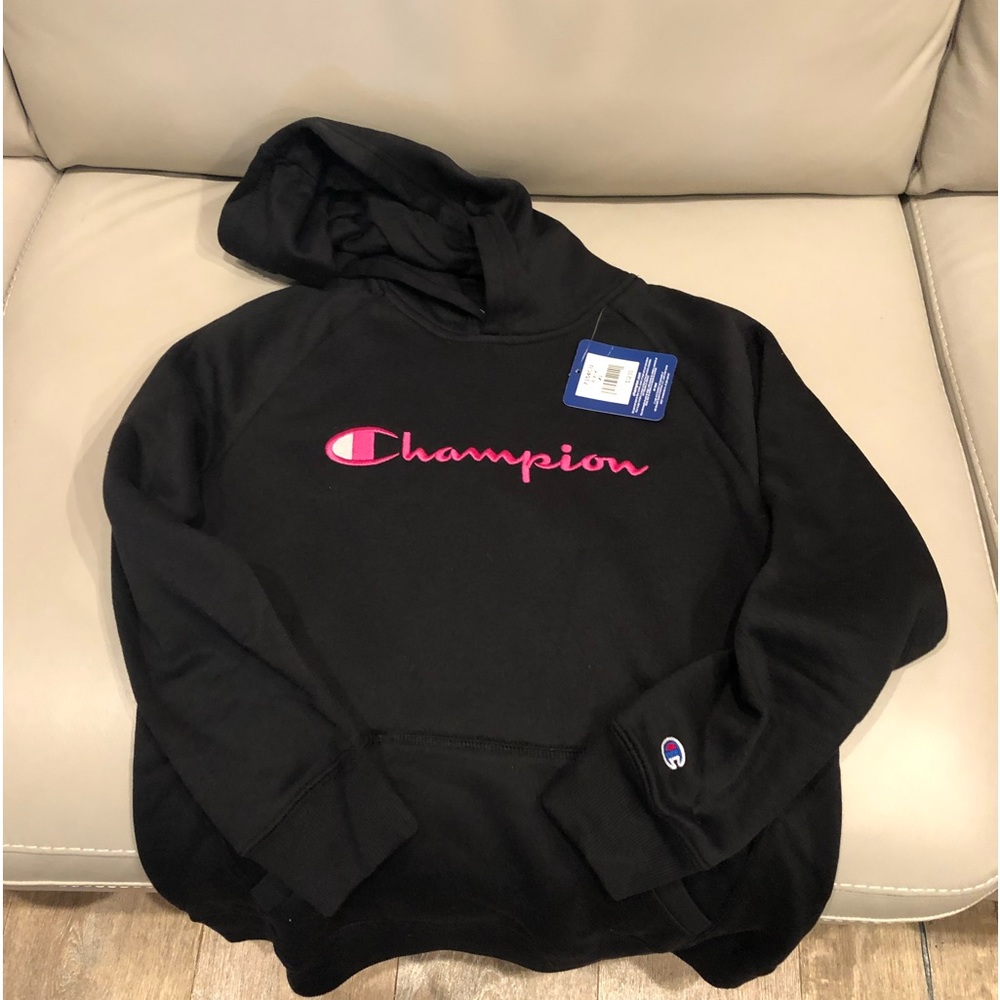 GREAT DEAL! BRAND NEW Champions Black Hoodie WOMENS XS! Perfect condition!